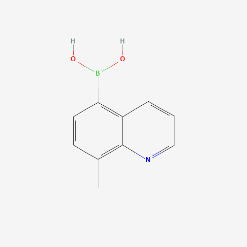 (8-Methylquinolin-5-yl)boronic acid (CAS: 1025010-58-5) - Chemical Structure and Molecular Formula 