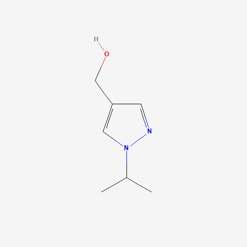 (1-Isopropyl-1H-pyrazol-4-yl)methanol (CAS: 1007542-22-4) - Chemical Structure and Molecular Formula 