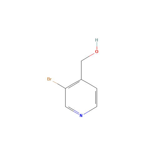 (3-Bromo-4-pyridyl)methanol (CAS: 146679-66-5) - Chemical Structure and Molecular Formula 