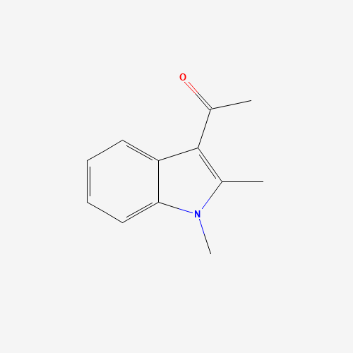 1-(1,2-Dimethyl-1H-indol-3-yl)ethanone (CAS: 33022-90-1) - Chemical Structure and Molecular Formula 