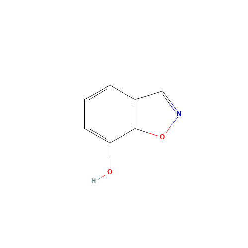 1,2-Benzisoxazol-7-ol (CAS: 55559-31-4) - Chemical Structure and Molecular Formula 