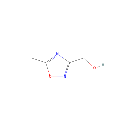 (5-Methyl-1,2,4-oxadiazol-3-yl)methanol (CAS: 25977-23-5) - Chemical Structure and Molecular Formula 