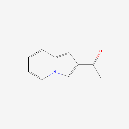 1-Indolizin-2-ylethanone (CAS: 58475-97-1) - Chemical Structure and Molecular Formula 