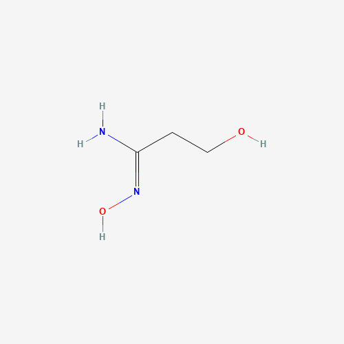 (1Z)-N',3-Dihydroxypropanimidamide (CAS: 53370-50-6) - Chemical Structure and Molecular Formula 