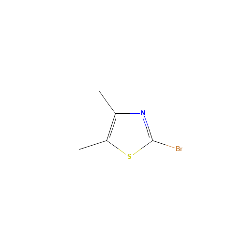 2-Bromo-4,5-dimethyl-1,3-thiazole (CAS: 29947-24-8) - Chemical Structure and Molecular Formula 