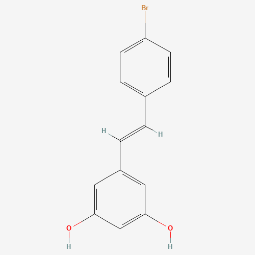 5-[(E)-2-(4-Bromophenyl)vinyl]benzene-1,3-diol (CAS: 1224713-90-9) - Related Chemical Product