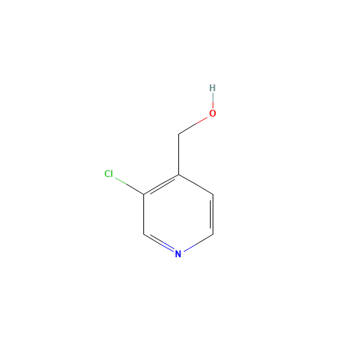 (3-Chloropyridin-4-yl)methanol (CAS: 79698-53-6) - Chemical Structure and Molecular Formula 