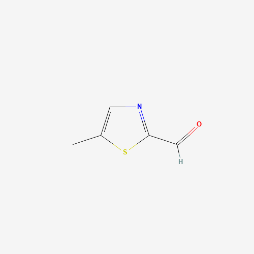 5-Methyl-1,3-thiazole-2-carbaldehyde (CAS: 13838-78-3) - Chemical Structure and Molecular Formula 
