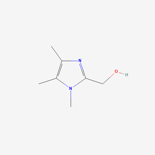 (1,4,5-Trimethyl-1H-imidazol-2-yl)methanol (CAS: 185910-13-8) - Chemical Structure and Molecular Formula 