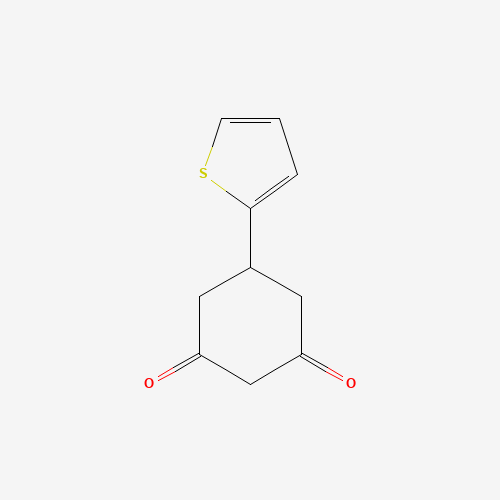 5-(2-Thienyl)cyclohexane-1,3-dione (CAS: 23994-65-2) - Chemical Structure and Molecular Formula 
