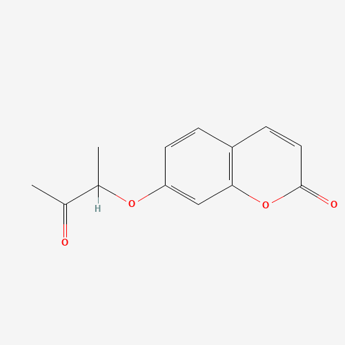 7-(1-Methyl-2-oxopropoxy)-2H-chromen-2-one (CAS: 156006-08-5) - Chemical Structure and Molecular Formula 