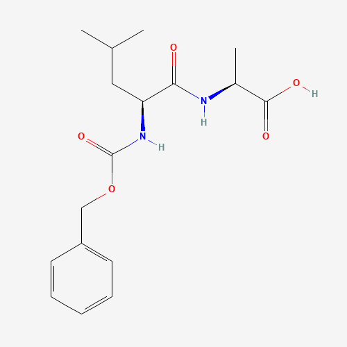 N-[(Benzyloxy)carbonyl]-L-leucyl-L-alanine (CAS: 2817-13-2) - Chemical Structure and Molecular Formula 