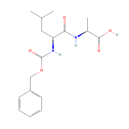N-[(Benzyloxy)carbonyl]-L-leucyl-L-alanine (CAS: 2817-13-2) - Chemical Structure and Molecular Formula 
