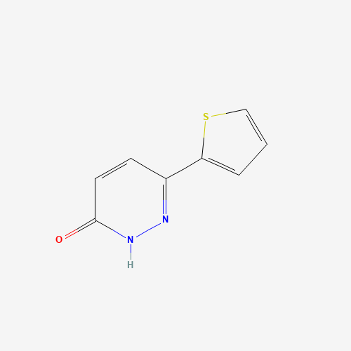 6-(2-Thienyl)pyridazin-3(2H)-one (CAS: 54558-07-5) - Chemical Structure and Molecular Formula 