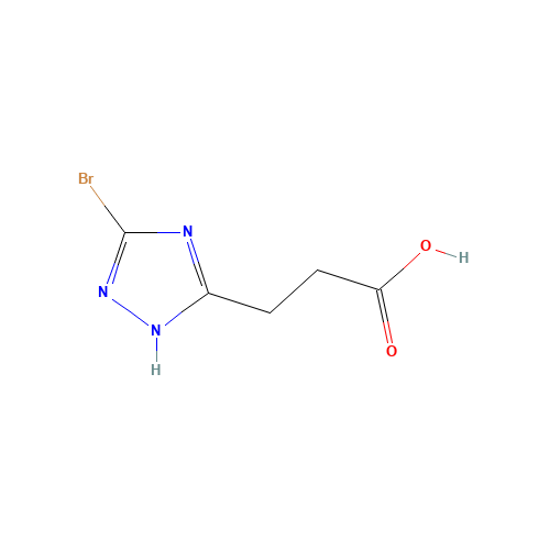 3-(3-Bromo-1H-1,2,4-triazol-5-yl)propanoic acid (CAS: 933690-20-1) - Related Chemical Product