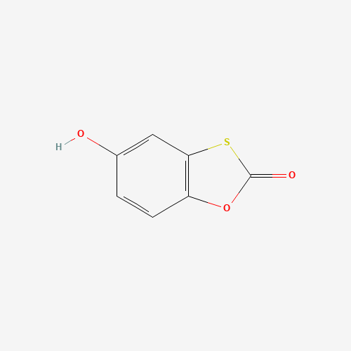 5-Hydroxy-1,3-benzoxathiol-2-one (CAS: 7735-56-0) - Chemical Structure and Molecular Formula 