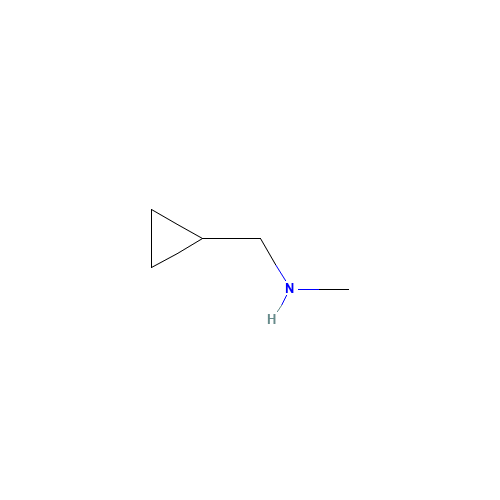 (Cyclopropylmethyl)methylamine (CAS: 18977-45-2) - Chemical Structure and Molecular Formula 