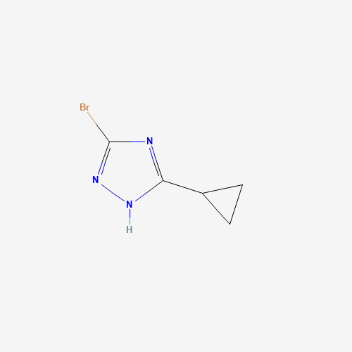 3-Bromo-5-cyclopropyl-1H-1,2,4-triazole (CAS: 82767-64-4) - Related Chemical Product