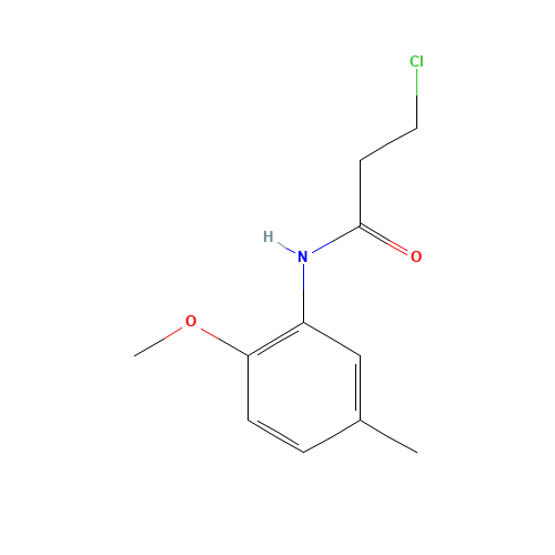 3-Chloro-N-(2-methoxy-5-methylphenyl)propanamide (CAS: 349122-20-9) - Related Chemical Product