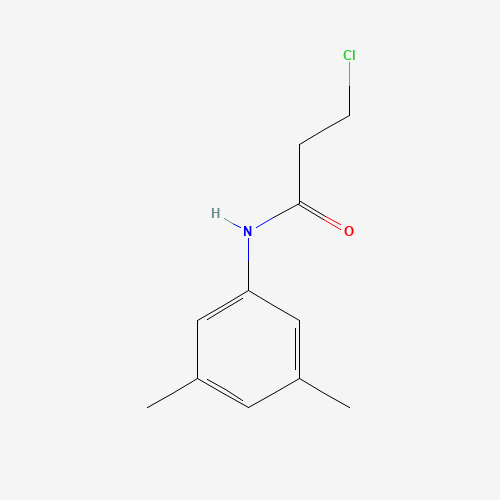 3-Chloro-N-(3,5-dimethylphenyl)propanamide (CAS: 349097-67-2) - Chemical Structure and Molecular Formula 