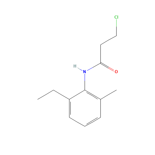 3-Chloro-N-(2-ethyl-6-methylphenyl)propanamide (CAS: 349097-68-3) - Related Chemical Product