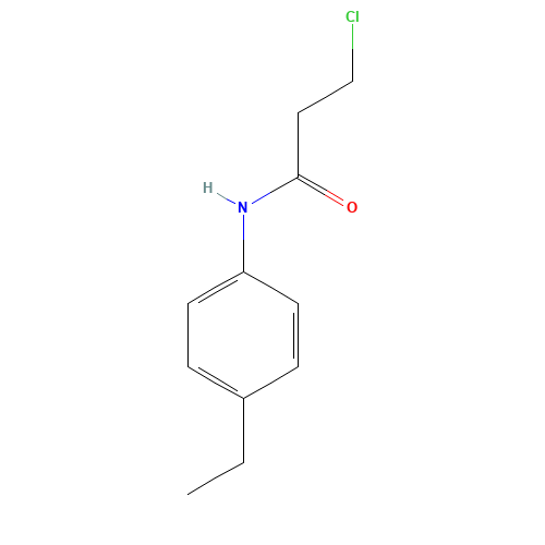 3-Chloro-N-(4-ethylphenyl)propanamide (CAS: 20330-92-1) - Related Chemical Product