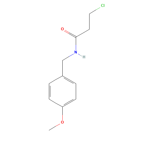 3-Chloro-N-(4-methoxybenzyl)propanamide (CAS: 2364-76-3) - Related Chemical Product