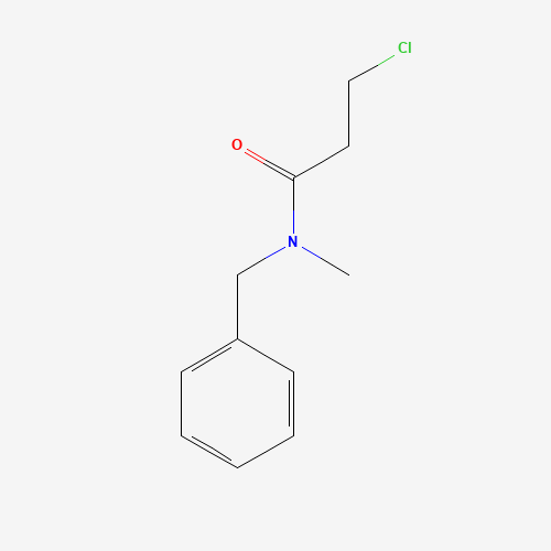 N-Benzyl-3-chloro-N-methylpropanamide (CAS: 3318-15-8) - Chemical Structure and Molecular Formula 