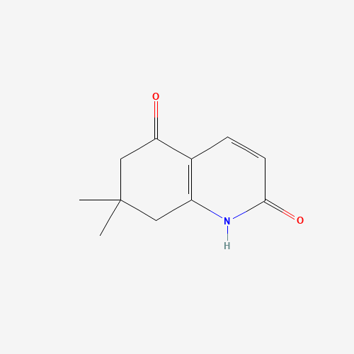 7,7-Dimethyl-7,8-dihydroquinoline-2,5(1H,6H)-dione (CAS: 55119-00-1) - Chemical Structure and Molecular Formula 