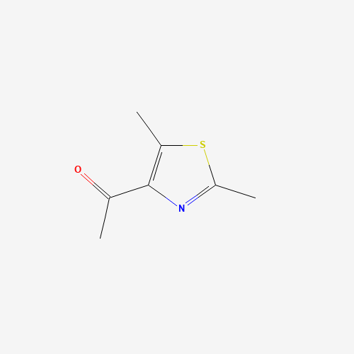1-(2,5-Dimethyl-1,3-thiazol-4-yl)ethanone (CAS: 52517-49-4) - Chemical Structure and Molecular Formula 
