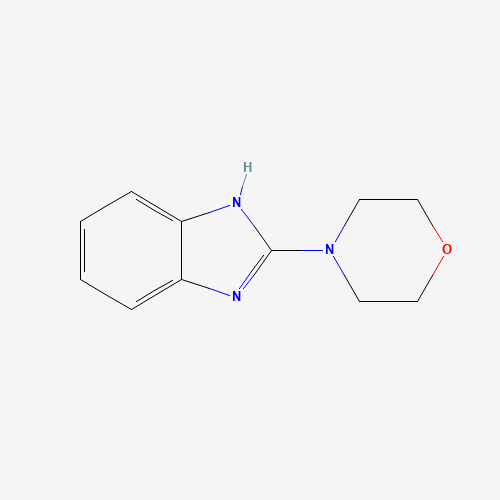 2-Morpholin-4-yl-1H-benzimidazole (CAS: 31075-58-8) - Chemical Structure and Molecular Formula 