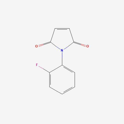 1-(2-Fluorophenyl)-1H-pyrrole-2,5-dione (CAS: 63566-53-0) - Chemical Structure and Molecular Formula 