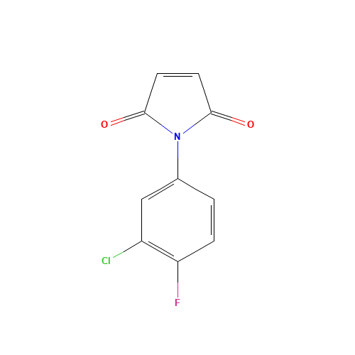 1-(3-Chloro-4-fluorophenyl)-1H-pyrrole-2,5-dione (CAS: 134220-37-4) - Related Chemical Product