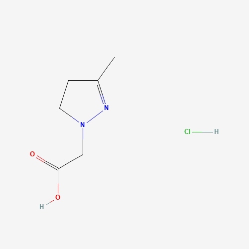 (3-Methyl-4,5-dihydro-1H-pyrazol-1-yl)acetic acid hydrochloride (CAS: 1134333-91-7) - Related Chemical Product