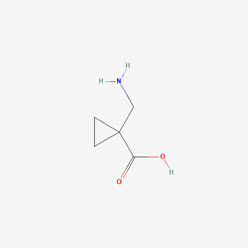 1-(Aminomethyl)cyclopropanecarboxylic acid hydrochloride (CAS: 139126-45-7) - Chemical Structure and Molecular Formula 