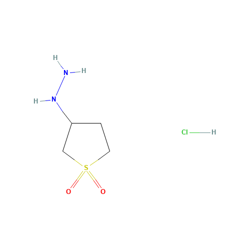 (1,1-Dioxidotetrahydro-3-thienyl)hydrazine hydrochloride (CAS: 1004-15-5) - Related Chemical Product