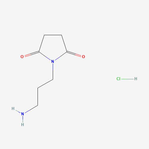 1-(3-Aminopropyl)pyrrolidine-2,5-dione hydrochloride (CAS: 54052-99-2) - Related Chemical Product