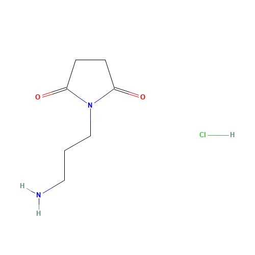 1-(3-Aminopropyl)pyrrolidine-2,5-dione hydrochloride (CAS: 54052-99-2) - Related Chemical Product