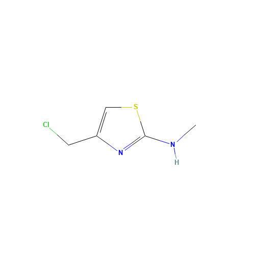 4-(Chloromethyl)-N-methyl-1,3-thiazol-2-amine hydrochloride (CAS: 37060-74-5) - Related Chemical Product
