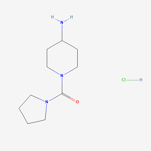 1-(Pyrrolidin-1-ylcarbonyl)piperidin-4-amine hydrochloride (CAS: 889849-93-8) - Related Chemical Product