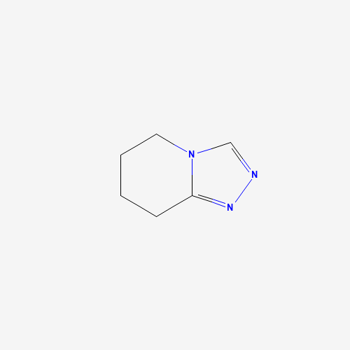 5,6,7,8-Tetrahydro[1,2,4]triazolo[4,3-a]pyridine hydrochloride (CAS: 59624-08-7) - Chemical Structure and Molecular Formula 