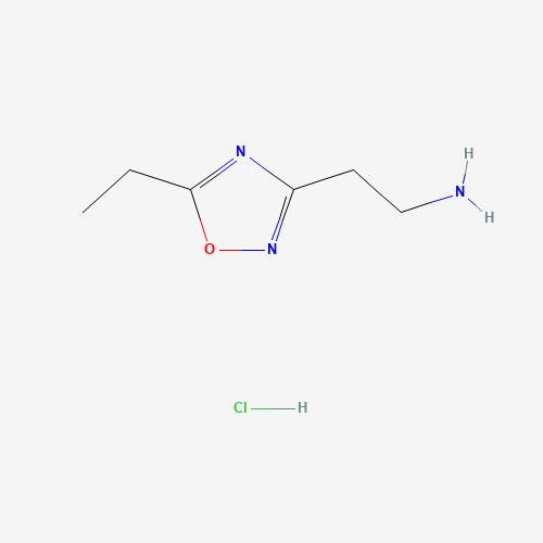 [2-(5-Ethyl-1,2,4-oxadiazol-3-yl)ethyl]amine hydrochloride (CAS: 946667-66-9) - Related Chemical Product