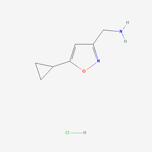 [(5-Cyclopropylisoxazol-3-yl)methyl]amine hydrochloride (CAS: 1060817-49-3) - Related Chemical Product