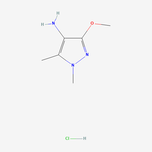 3-Methoxy-1,5-dimethyl-1H-pyrazol-4-amine hydrochloride (CAS: 1211264-90-2) - Related Chemical Product
