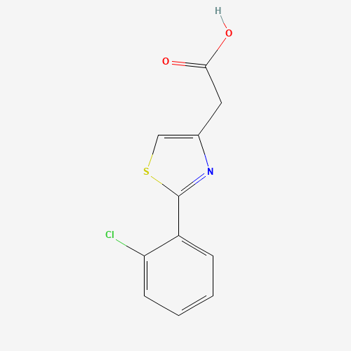 [2-(2-Chlorophenyl)-1,3-thiazol-4-yl]acetic acid hydrochloride (CAS: 17969-25-4) - Related Chemical Product