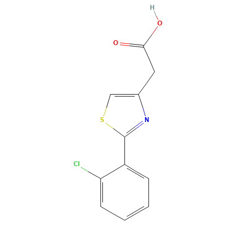 [2-(2-Chlorophenyl)-1,3-thiazol-4-yl]acetic acid hydrochloride (CAS: 17969-25-4) - Related Chemical Product