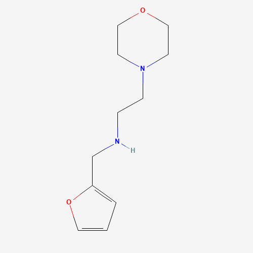 N-(2-Furylmethyl)-2-morpholin-4-ylethanamine dihydrochloride (CAS: 880813-53-6) - Chemical Structure and Molecular Formula 