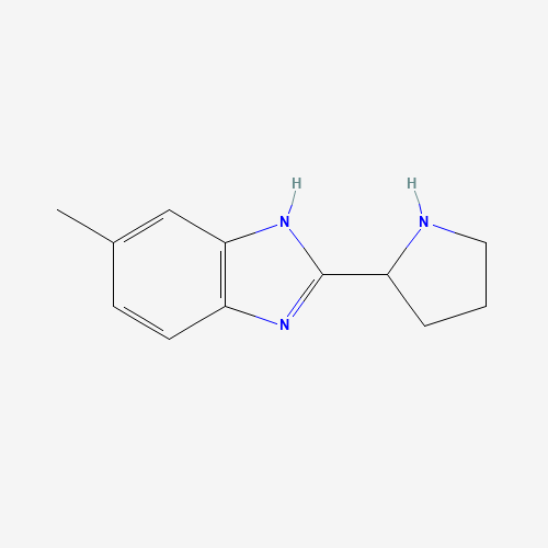 5-Methyl-2-pyrrolidin-2-yl-1H-benzimidazole dihydrochloride (CAS: 885278-00-2) - Related Chemical Product