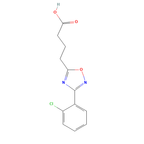 4-[3-(2-Chlorophenyl)-1,2,4-oxadiazol-5-yl]-butanoic acid (CAS: 827014-22-2) - Related Chemical Product
