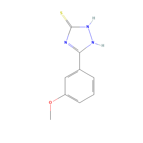 5-(3-Methoxyphenyl)-2,4-dihydro-3H-1,2,4-triazole-3-thione (CAS: 419540-45-7) - Related Chemical Product